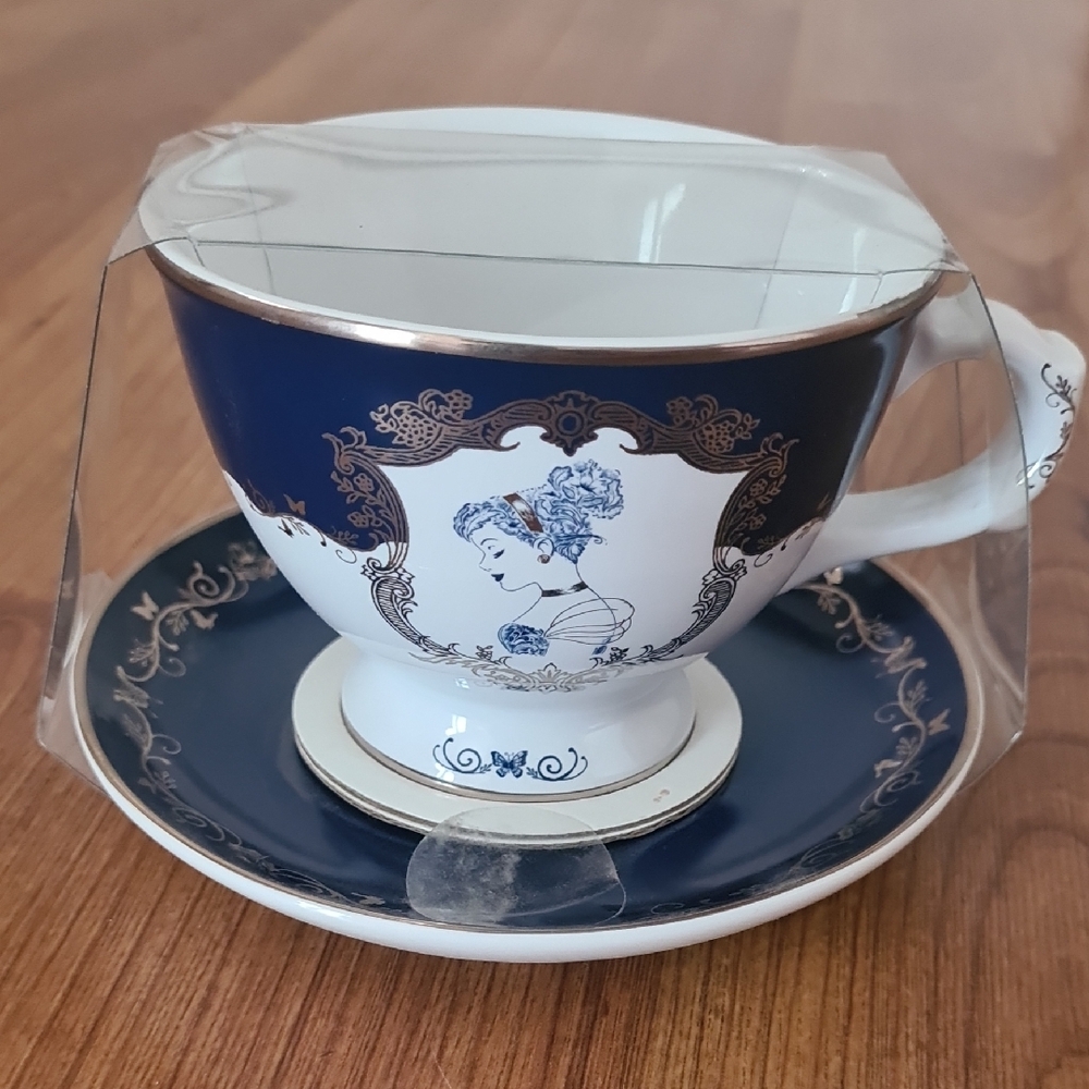 Disney Parks Cinderella Tea Cup and Saucer Set